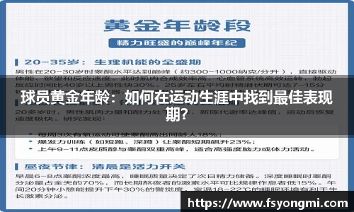 球员黄金年龄：如何在运动生涯中找到最佳表现期？